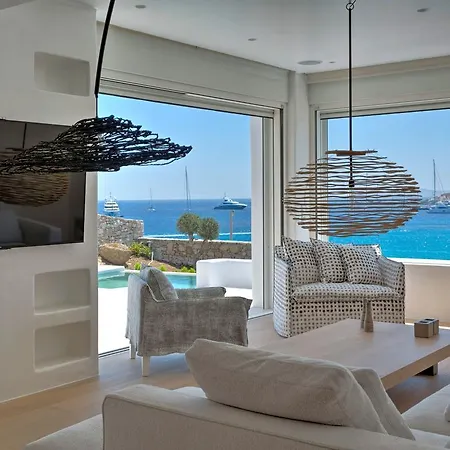 Beachfront Mykon Villa Platys Gialos (Mykonos)